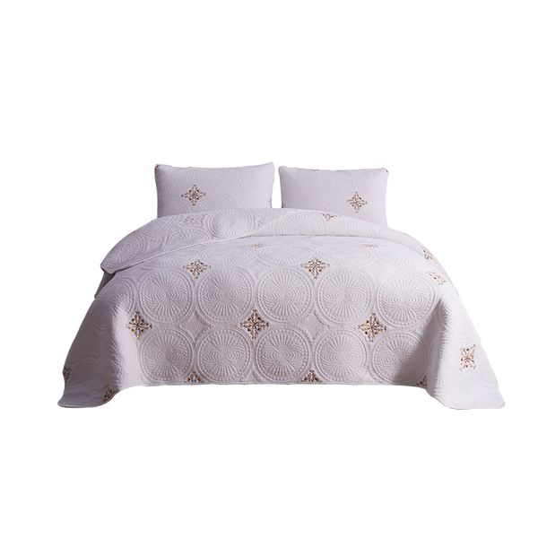 white embroidery cotton bedcover bedspread quilted quilts home bedding set coverlets kingsize mattresser quilted sheets patchwork quilts
white embroidery cotton bedcover bedspread quilted quilts home bedding set coverlets kingsize mattresser quilted sheets patchwork quilts