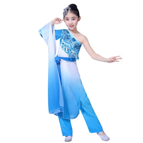 stage wear children's classical dance costumes girls chinese style elegant modern yangko traditional costume, Black;red
stage wear children's classical dance costumes girls chinese style elegant modern yangko traditional costume, Black;red