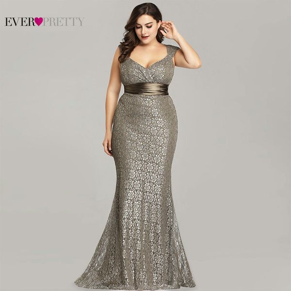 plus size evening dresses 2020 ever pretty ep08798cf elegant mermaid lace sleeveless party gowns vintage robe de soiree, Black;gray
plus size evening dresses 2020 ever pretty ep08798cf elegant mermaid lace sleeveless party gowns vintage robe de soiree, Black;gray