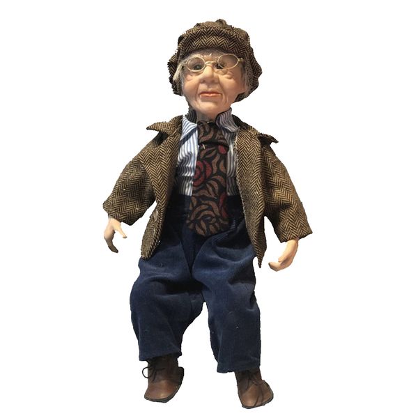gentleman porcelain doll collectible grandpa figurines stand 45cm 
gentleman porcelain doll collectible grandpa figurines stand 45cm