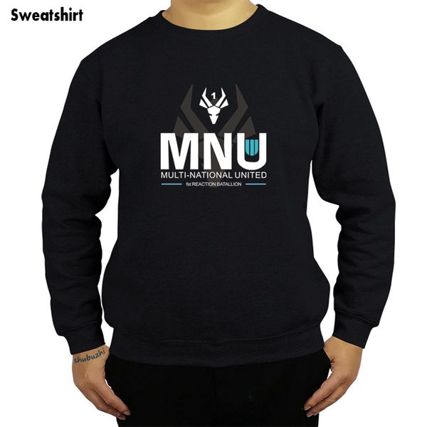 mnu 1, multi-national united men sweatshirt based on the 2009 film district 9 casual pride men new fashion hoodies sbz4522, Black 
mnu 1, multi-national united men sweatshirt based on the 2009 film district 9 casual pride men new fashion hoodies sbz4522, Black