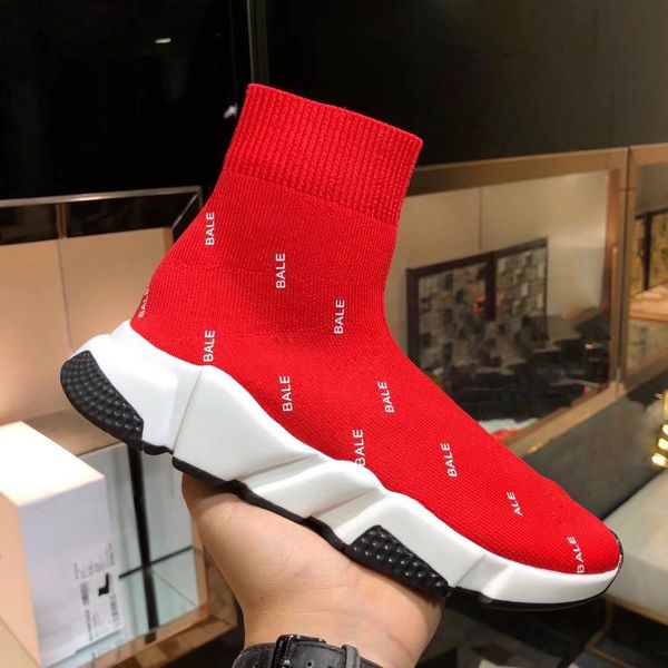Черный All-Over Логотип Скорость High-Top Кроссовки Носок Загрузки Текстиль Верхний High-Top Стрейч Вязать Кроссовки Люксовый Бренд Пары Bal01
Черный All-Over Логотип Скорость High-Top Кроссовки Носок Загрузки Текстиль Верхний High-Top Стрейч Вязать Кроссовки Люксовый Бренд Пары Bal01