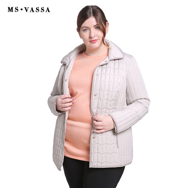 ms vassa ladies jackets spring winter 2019 new casual coats turn-down collar plus size 6xl 7xl female outerwear, Black;brown
ms vassa ladies jackets spring winter 2019 new casual coats turn-down collar plus size 6xl 7xl female outerwear, Black;brown