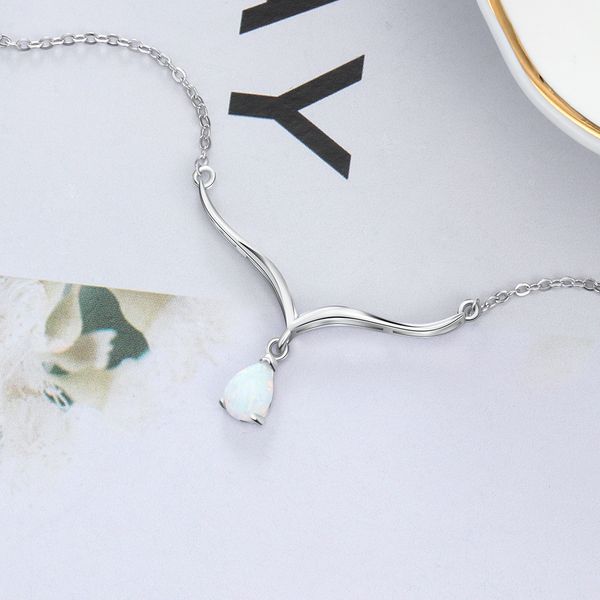 wholesale-chic 925 sterling silver necklaces & pendants water drop shape opal necklace women chain necklaces gift for girls (lam hub fong)
wholesale-chic 925 sterling silver necklaces & pendants water drop shape opal necklace women chain necklaces gift for girls (lam hub fong)