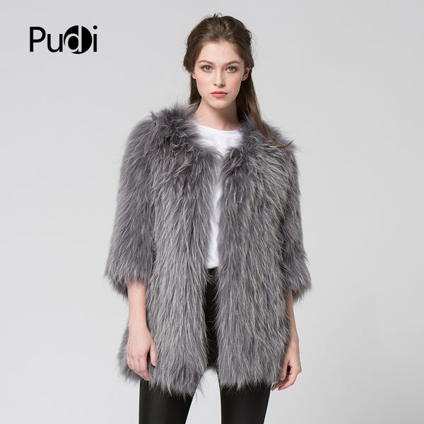 pudi ct7031 women knitted fur jackets real genuine raccoon fur knit coat jacket cardigan many colors, Black
pudi ct7031 women knitted fur jackets real genuine raccoon fur knit coat jacket cardigan many colors, Black