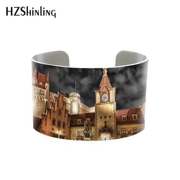 vintage castle picture men women bangle bracelets gifts for her him handmade silver color cuff bangle accessory, Black
vintage castle picture men women bangle bracelets gifts for her him handmade silver color cuff bangle accessory, Black