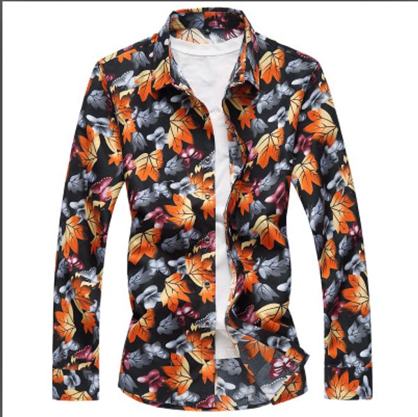 leisure shirts for men large size slim fit leaf male long sleeve brand personality fashion casual shirt 5xl 6xl 7xl gent life, White;black
leisure shirts for men large size slim fit leaf male long sleeve brand personality fashion casual shirt 5xl 6xl 7xl gent life, White;black