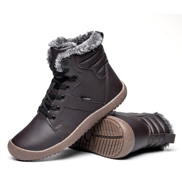 new warm large size leather boots plus velvet thick waterproof wear-resistant outdoor shoes in the tube soft anti-skiing boots, Black
new warm large size leather boots plus velvet thick waterproof wear-resistant outdoor shoes in the tube soft anti-skiing boots, Black