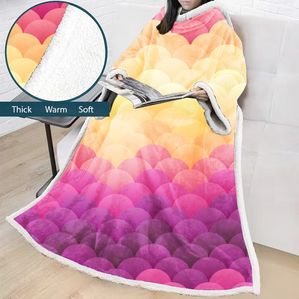 2019 winter gradient fish scale blanket with sleeve plush coral fleece warm weighted blanket soft sofa bed travel throw blankets
2019 winter gradient fish scale blanket with sleeve plush coral fleece warm weighted blanket soft sofa bed travel throw blankets