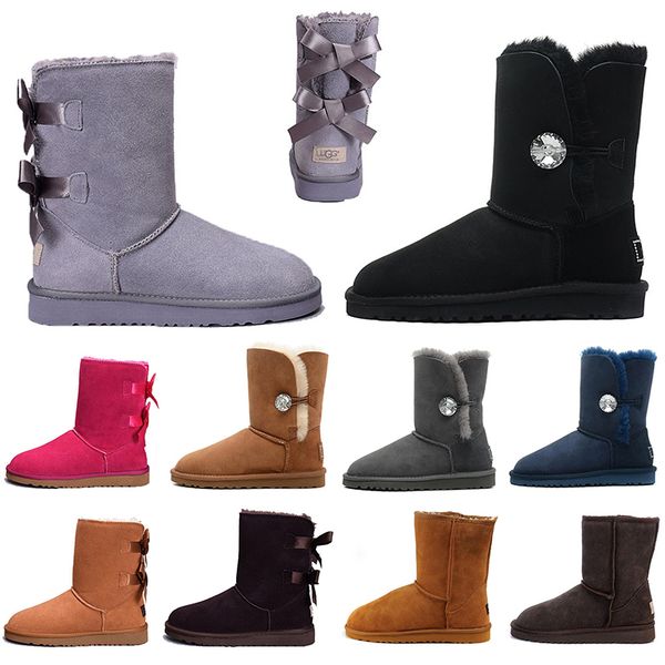 classic chestnut wgg womens boots retro tall bailey bow-knot triple black s grey brown fur winter snow ankle boots half knee australian boot
classic chestnut wgg womens boots retro tall bailey bow-knot triple black s grey brown fur winter snow ankle boots half knee australian boot