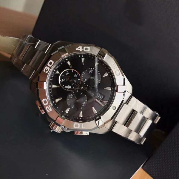 classic quartz chronograph 43mm diameter sapphire luminous watch needle men"s watch, Slivery;brown
classic quartz chronograph 43mm diameter sapphire luminous watch needle men"s watch, Slivery;brown