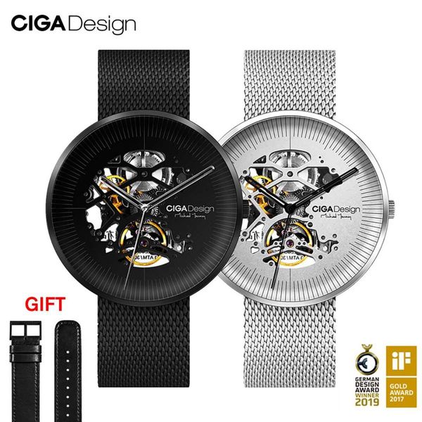 ciga design ciga watch mechanical watch my series automatic hollow mechanical men's fasion, Slivery;brown
ciga design ciga watch mechanical watch my series automatic hollow mechanical men's fasion, Slivery;brown