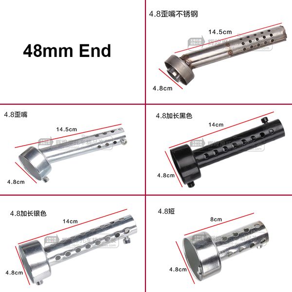 outdiameter 35mm 42mm 45mm 48mm 60mm universal exhaust muffler adjustable db killer for motorcycle racing
outdiameter 35mm 42mm 45mm 48mm 60mm universal exhaust muffler adjustable db killer for motorcycle racing