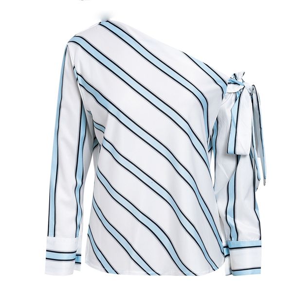 blouse woman women blouses striped chiffon one shoulder women blouse shirt summer elegant casual female blouses shirts, White
blouse woman women blouses striped chiffon one shoulder women blouse shirt summer elegant casual female blouses shirts, White