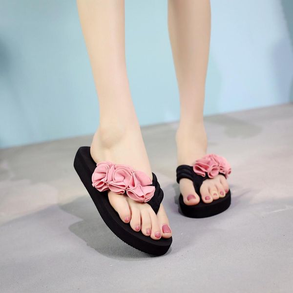 adisputent women floral design summer flip-flops ladies flat flip flops beach shoes woman outdoor slipper, Black 
adisputent women floral design summer flip-flops ladies flat flip flops beach shoes woman outdoor slipper, Black
