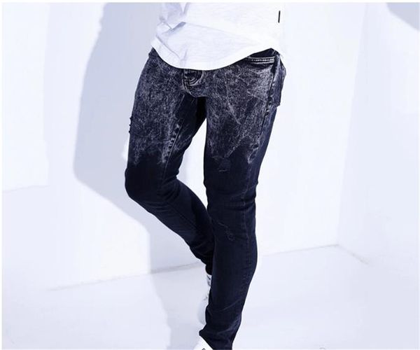 slim hole mens jeans fashion new blue casual zipper snowflake elastic pants folds light wash frayed male clothing
slim hole mens jeans fashion new blue casual zipper snowflake elastic pants folds light wash frayed male clothing