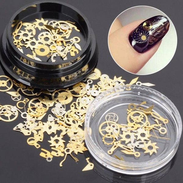 1 box nail art decoration punk stud gear wheel parts блестящая gold metal ломтики для уф-гель для маникюра
1 box nail art decoration punk stud gear wheel parts блестящая gold metal ломтики для уф-гель для маникюра