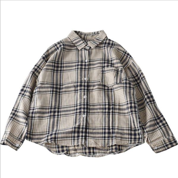 2020 новый pb9846 женщины plaid негабаритные блуза рукава передняя короткие назад длинные рубашки воротник отложной повседневный top, White
2020 новый pb9846 женщины plaid негабаритные блуза рукава передняя короткие назад длинные рубашки воротник отложной повседневный top, White