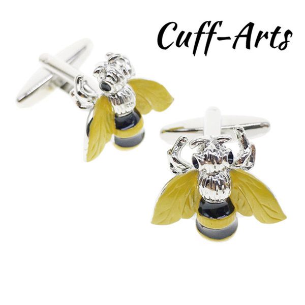 cuffinks for men cuffarts yellow bee cute delicate cuff buttons small with gift box by cuffarts c10054, Silver;golden
cuffinks for men cuffarts yellow bee cute delicate cuff buttons small with gift box by cuffarts c10054, Silver;golden