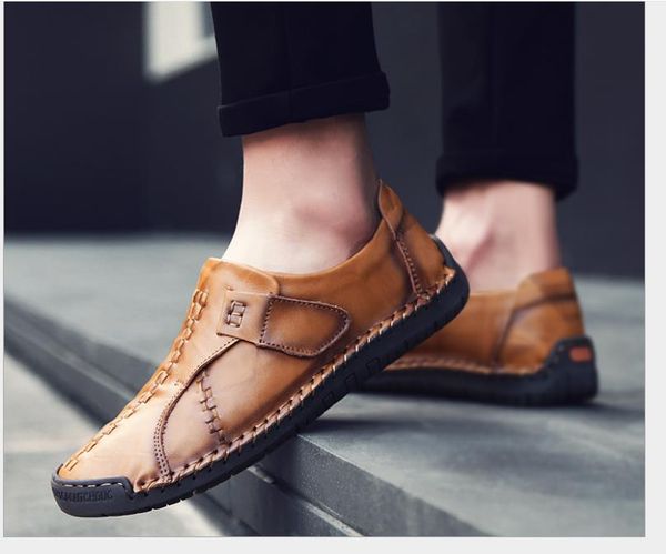 leather shoes, breathable casual shoes, men's shoes, Black
leather shoes, breathable casual shoes, men's shoes, Black