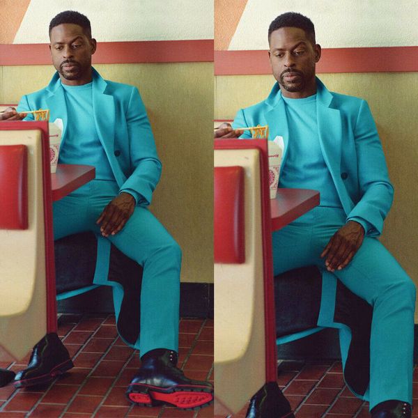 beach blue mens suits one button peaked lapel groom wear wedding tuxedos formal prom cocktail man blazer suit (jacket+pants), Black;gray
beach blue mens suits one button peaked lapel groom wear wedding tuxedos formal prom cocktail man blazer suit (jacket+pants), Black;gray