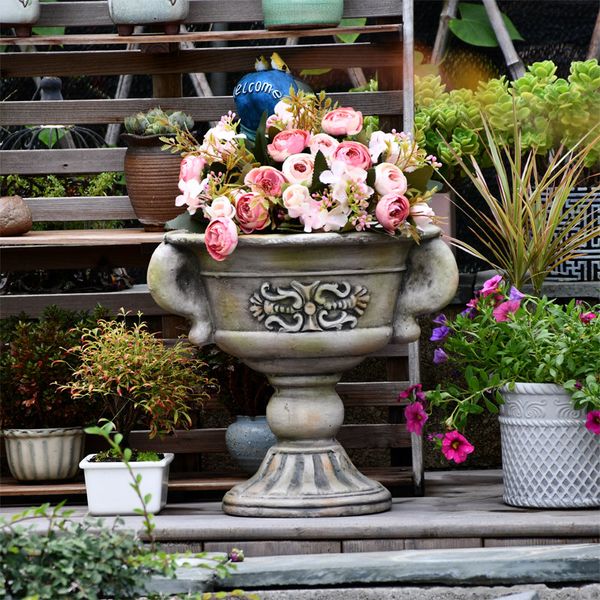 european roman column fleshy flower pot cement vase ornaments outdoor garden figurine decoration courtyard park sculpture crafts
european roman column fleshy flower pot cement vase ornaments outdoor garden figurine decoration courtyard park sculpture crafts