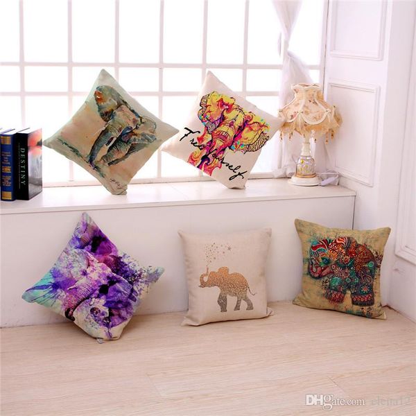 square 45x45cm cotton linen decorative pillow case cover casual ink painting elephant pattern pillowcase home new 240457
square 45x45cm cotton linen decorative pillow case cover casual ink painting elephant pattern pillowcase home new 240457