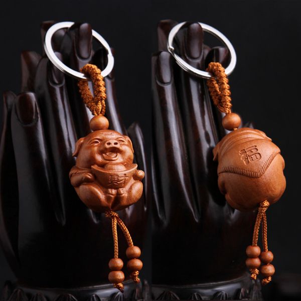 wedding natural wood animal gifts men sycee car key chain unique carved key holder 1pc lucky pig shaped, Silver
wedding natural wood animal gifts men sycee car key chain unique carved key holder 1pc lucky pig shaped, Silver