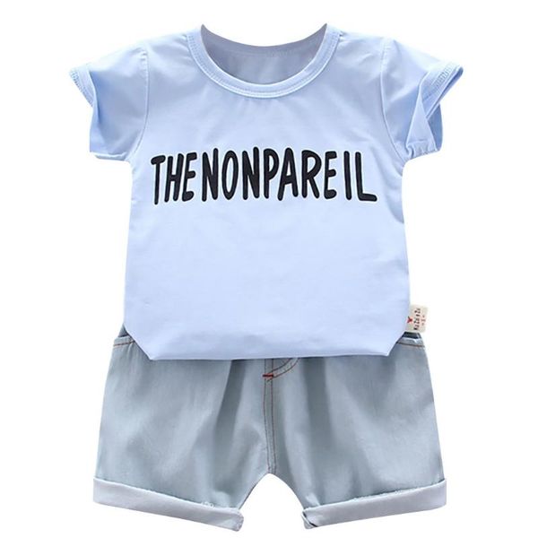 toddler baby boys clothes short sleeve letter suits t-shirt +denim shorts set children boy summer clothing kids outfits cf, White
toddler baby boys clothes short sleeve letter suits t-shirt +denim shorts set children boy summer clothing kids outfits cf, White