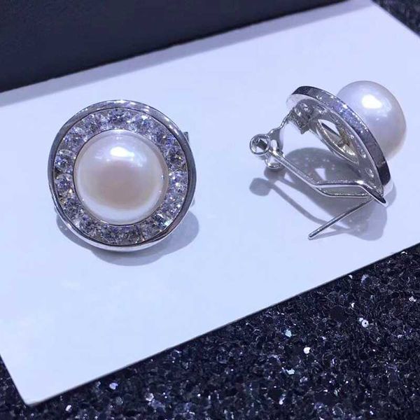 pearl jewelry 925 sterling silver stud earrings 10-11mm natural pearl earrings classic zircon women wedding party gift, Golden;silver
pearl jewelry 925 sterling silver stud earrings 10-11mm natural pearl earrings classic zircon women wedding party gift, Golden;silver