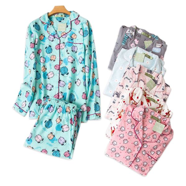 plus size cute cartoon women pajama sets 100% brushed cotton autumn long sleeve warm sleepwear pyjamas women winter pijama, Black;red
plus size cute cartoon women pajama sets 100% brushed cotton autumn long sleeve warm sleepwear pyjamas women winter pijama, Black;red