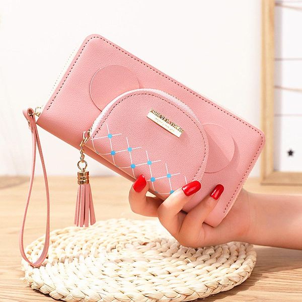 lady purse zipper women wallets wristlet handbags tassels money coin purse card id holder long woman wallet pocket bags notecase, Red;black
lady purse zipper women wallets wristlet handbags tassels money coin purse card id holder long woman wallet pocket bags notecase, Red;black