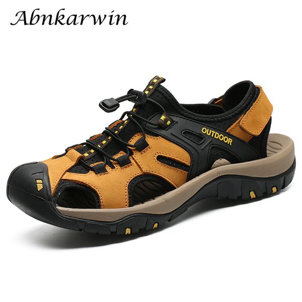 genuine leather men outdoor casual sandals summer trekking beach sandal man sandles mens sandalias hombre plus size dropshipping y200702, Black
genuine leather men outdoor casual sandals summer trekking beach sandal man sandles mens sandalias hombre plus size dropshipping y200702, Black