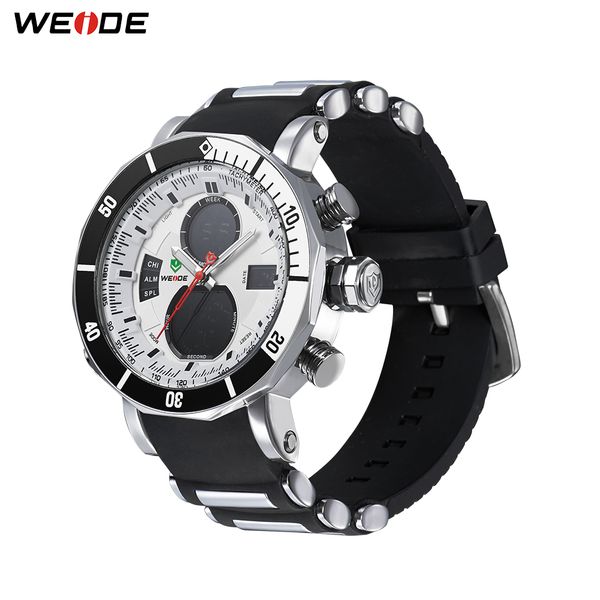 weide sport men satch autodate military army quartz repeater digital quartz alarm multiple time zone watch relogio masculino, Slivery;brown
weide sport men satch autodate military army quartz repeater digital quartz alarm multiple time zone watch relogio masculino, Slivery;brown