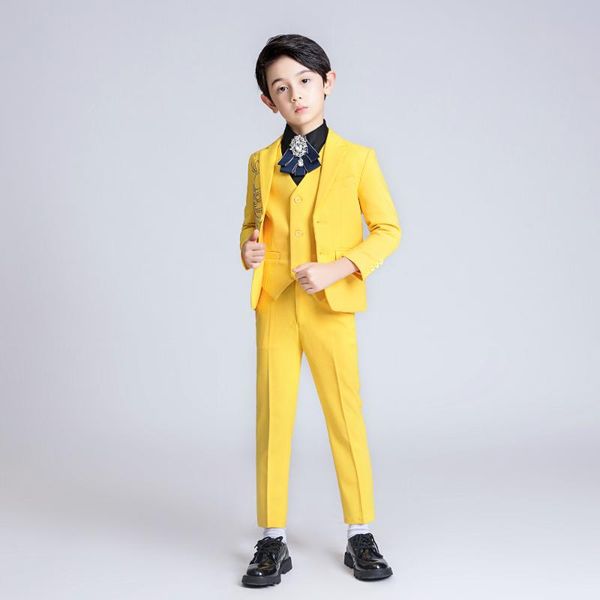 yuanlu new 3pcs kids suits for boys children suits wedding blazer suit formal party toddler suit silm fit floral, Black
yuanlu new 3pcs kids suits for boys children suits wedding blazer suit formal party toddler suit silm fit floral, Black