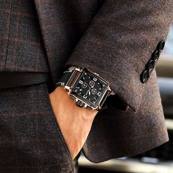 brand luxury megir creative men watch chronograph quartz watches clock men leather sport army military wrist watch saat 2019, Slivery;brown
brand luxury megir creative men watch chronograph quartz watches clock men leather sport army military wrist watch saat 2019, Slivery;brown