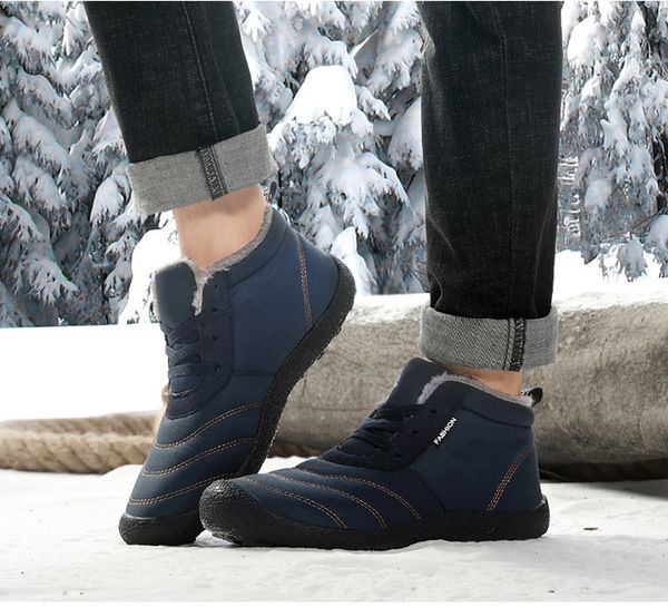 2019 waterproof winter shoes men snow boots men's winter warm plus velvet shoes short non-slip high-outdoor cotton boots, Black
2019 waterproof winter shoes men snow boots men's winter warm plus velvet shoes short non-slip high-outdoor cotton boots, Black