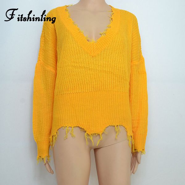 fitshinling fringe v neck lady's sweater yellow jumper knitwear fashion 2019 winter women sweaters and pullovers big size pull, White;black
fitshinling fringe v neck lady's sweater yellow jumper knitwear fashion 2019 winter women sweaters and pullovers big size pull, White;black