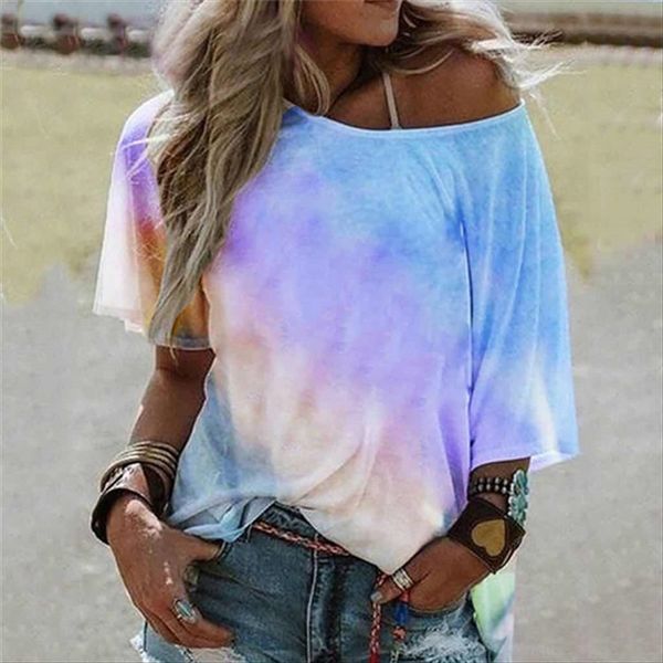 women's popular tie-dye craft multicolor stitching loose short-sleeved t-shirt women's popular tie-dye craft multicolor stitching, White
women's popular tie-dye craft multicolor stitching loose short-sleeved t-shirt women's popular tie-dye craft multicolor stitching, White