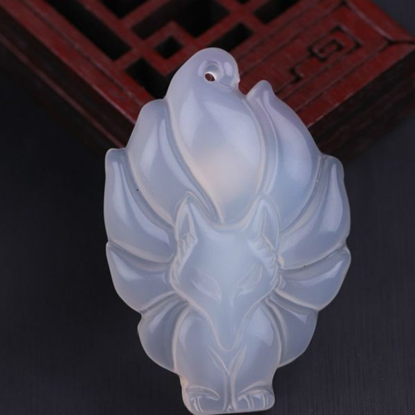 lockets drop women agate necklace pendant colorful chalcedony nine tailed gift for female's lucky jewelry, Silver
lockets drop women agate necklace pendant colorful chalcedony nine tailed gift for female's lucky jewelry, Silver