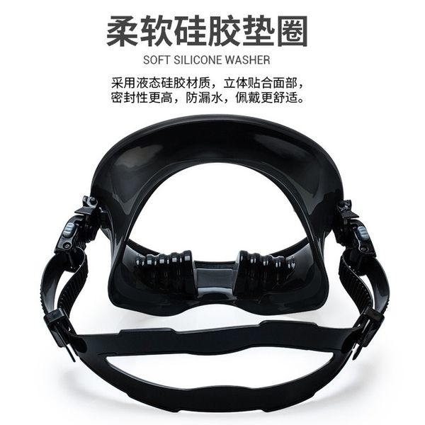 panoramic wide view diving mask anti-fog silicone waterproof snorkeling sanbao mask tempered glass mirror
panoramic wide view diving mask anti-fog silicone waterproof snorkeling sanbao mask tempered glass mirror