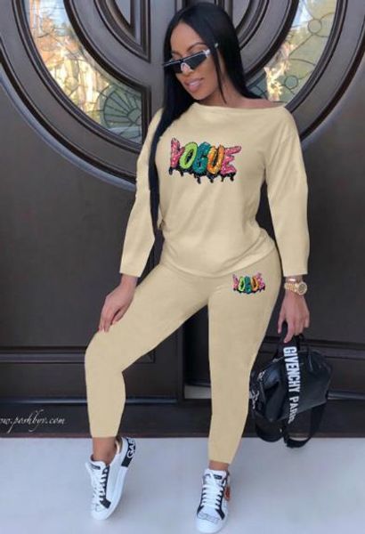 womens sequins 2pcs pants letter printed sports set casual women designer jumpsuit womens solid color suits, White
womens sequins 2pcs pants letter printed sports set casual women designer jumpsuit womens solid color suits, White