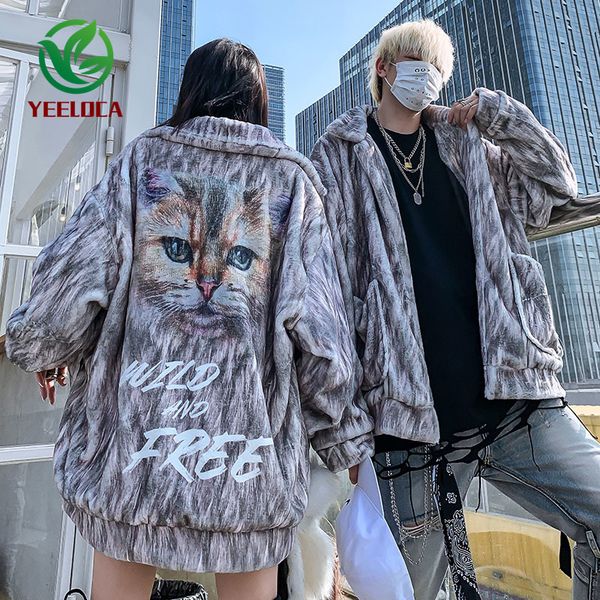 2019 winter warmth thicken cat jacket oversized hip hop couple loose personality men jacket coat fashion high street top, Black;brown
2019 winter warmth thicken cat jacket oversized hip hop couple loose personality men jacket coat fashion high street top, Black;brown