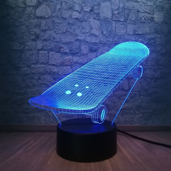 new sporting skateboard 3d led usb lamp tridimensional innovative desk downlights rgb controller mood touch remote decor toy
new sporting skateboard 3d led usb lamp tridimensional innovative desk downlights rgb controller mood touch remote decor toy