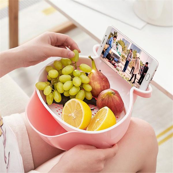 double-layer separation design drains basket fruit bowl fruit basket pp material#wy6
double-layer separation design drains basket fruit bowl fruit basket pp material#wy6