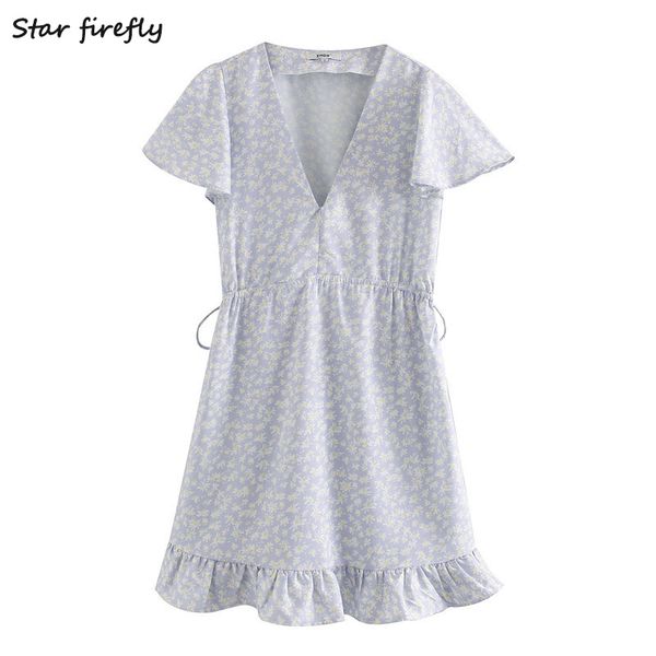 star firefly fashion dress women 2020 spring casual sweet simple v-neck slim printed dress female, Black;gray
star firefly fashion dress women 2020 spring casual sweet simple v-neck slim printed dress female, Black;gray
