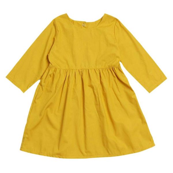 fashion children girl party dress spring autumn long-sleeves polyester fiber leisure sweet yellow clothes pure color, Red;yellow
fashion children girl party dress spring autumn long-sleeves polyester fiber leisure sweet yellow clothes pure color, Red;yellow