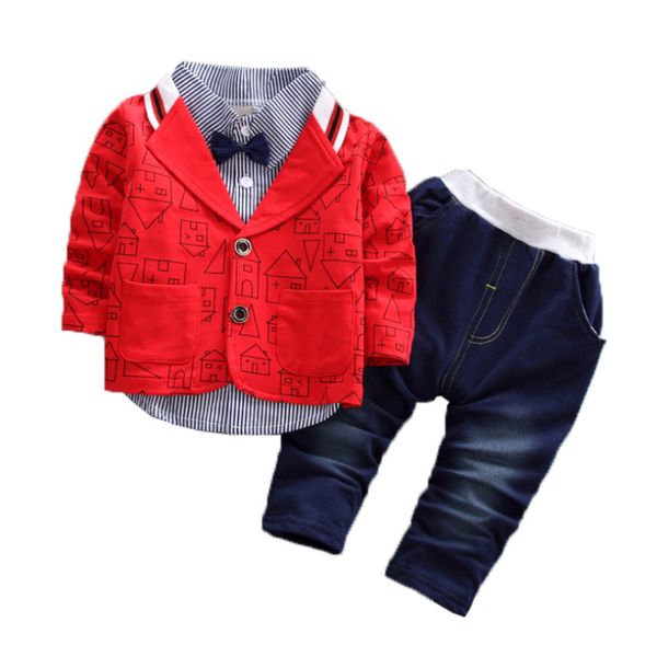 new spring autumn children gentleman clothes baby boy print suit striped t shirt pant 3pcs/sets toddler clothing kids sportswear, White
new spring autumn children gentleman clothes baby boy print suit striped t shirt pant 3pcs/sets toddler clothing kids sportswear, White