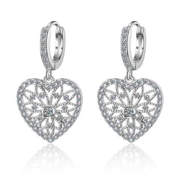 romantic luxury hollow heart crystal hoop earring austrian cubic zircon 925 sterling silver jewelry for women fashion ny603, Golden;silver
romantic luxury hollow heart crystal hoop earring austrian cubic zircon 925 sterling silver jewelry for women fashion ny603, Golden;silver