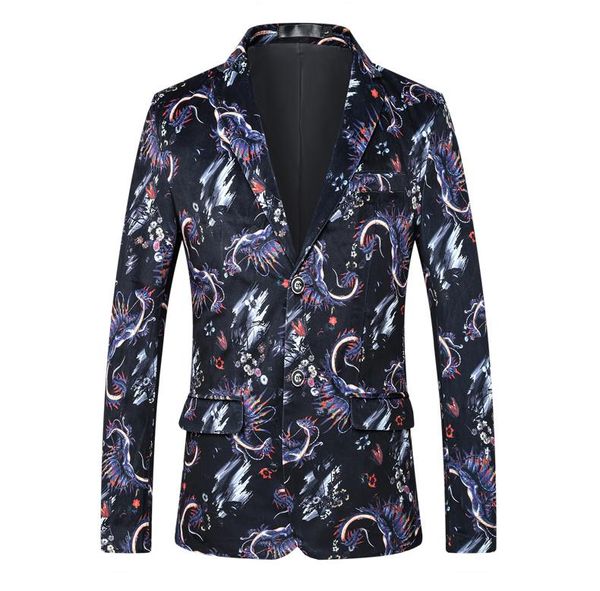 floral men blazer designs fashion casual flower men's suit jacket tuxedos mens suits blazers slim new casaco, White;black
floral men blazer designs fashion casual flower men's suit jacket tuxedos mens suits blazers slim new casaco, White;black